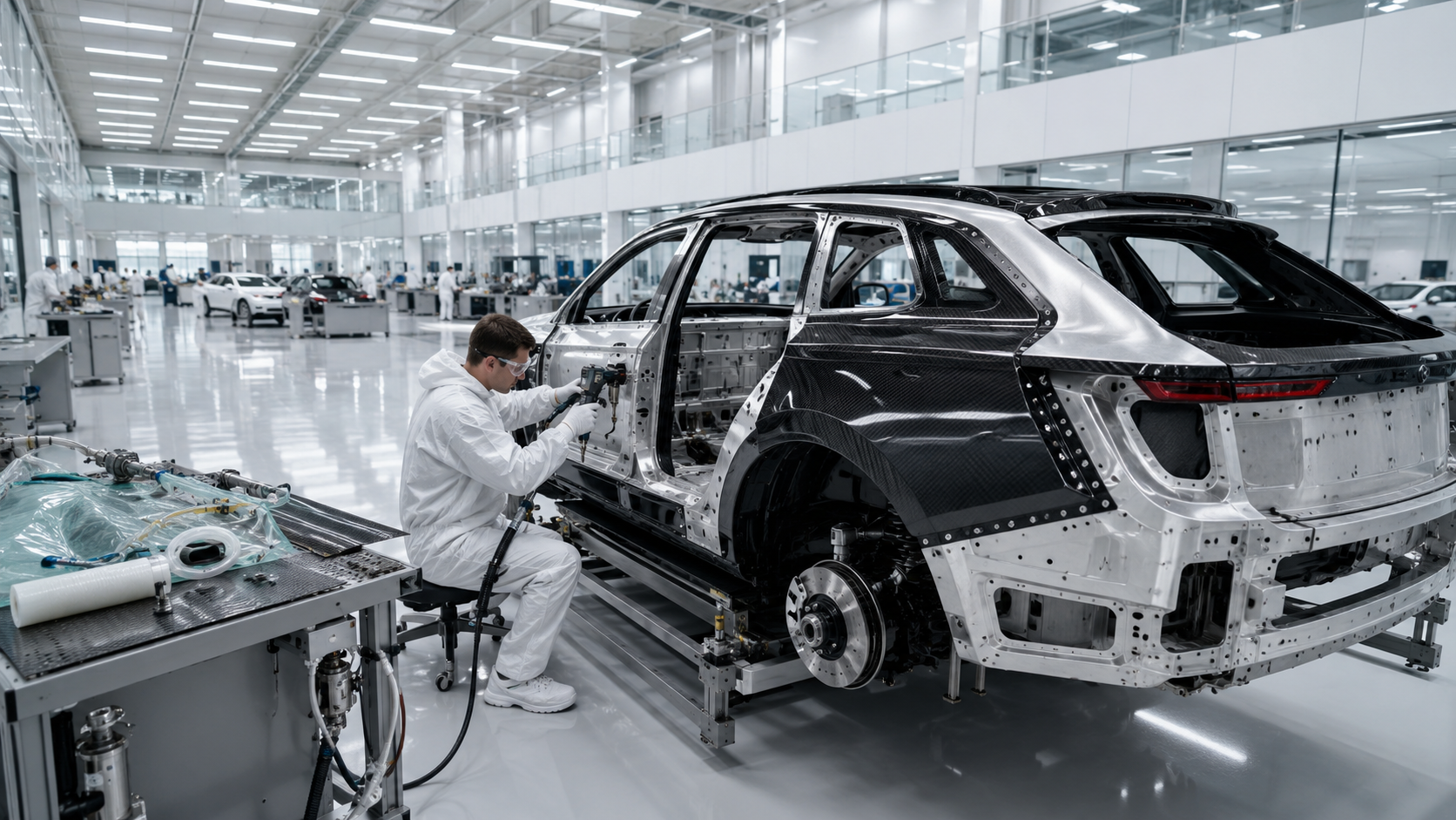 Professional automotive refinishing and aluminum body work