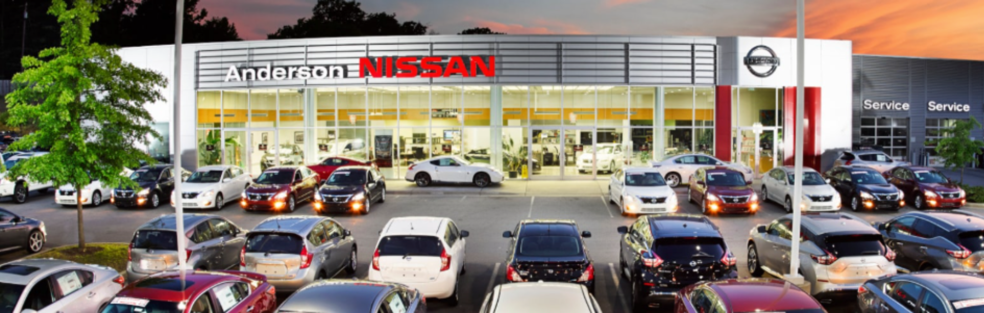 Exterior view of Fred Anderson Nissan of Asheville