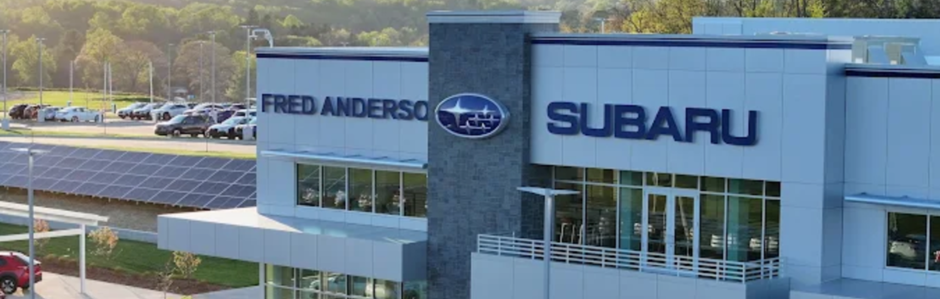 Exterior view of Fred Anderson Subaru