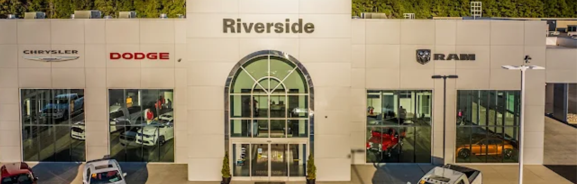 Exterior view of Riverside Chrysler Dodge Jeep Ram