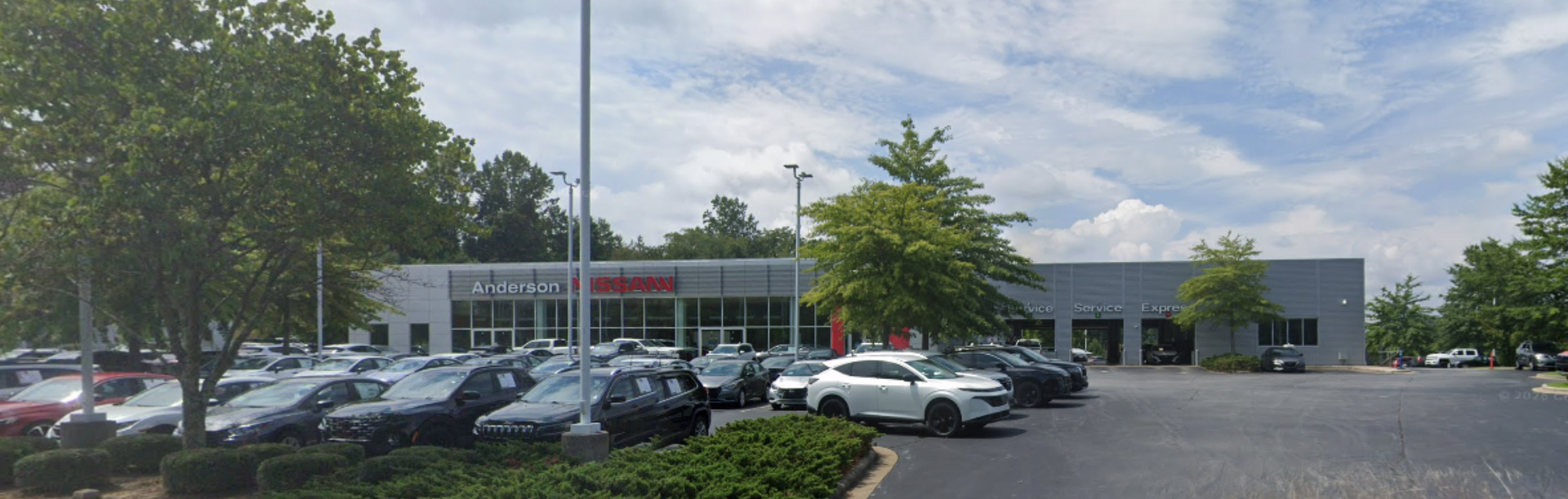 Exterior view of Fred Anderson Nissan of Asheville