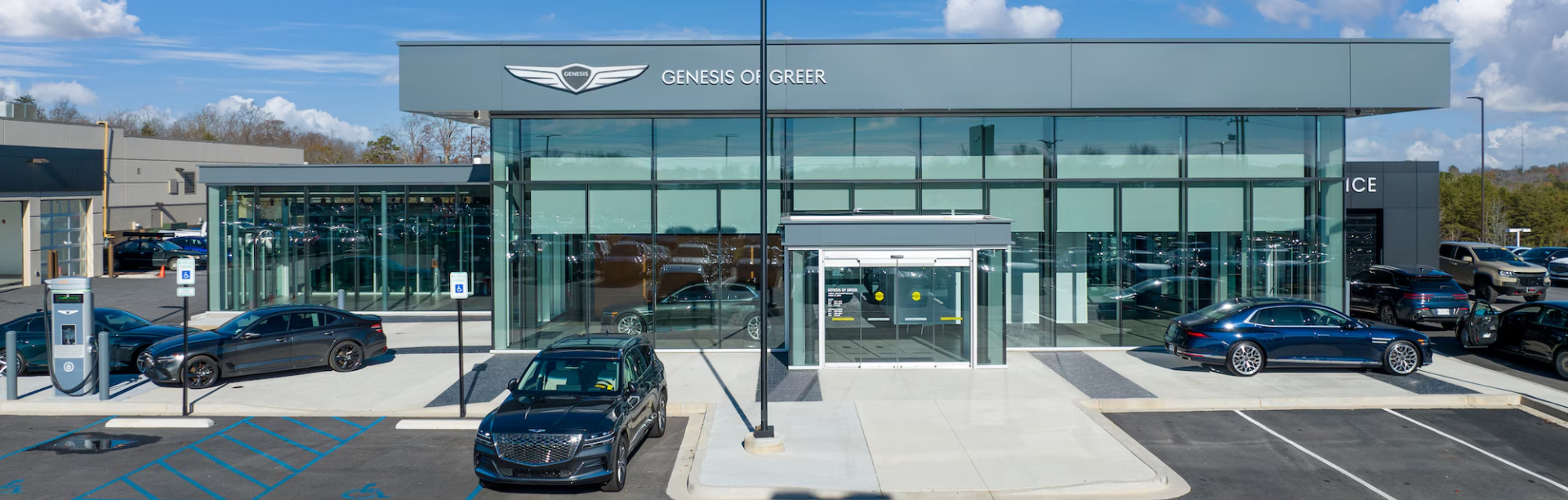 Exterior View of Genesis of Greer Dealership