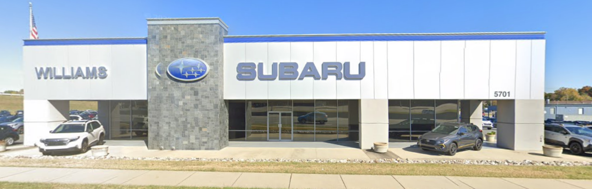 Exterior view of Williams Subaru