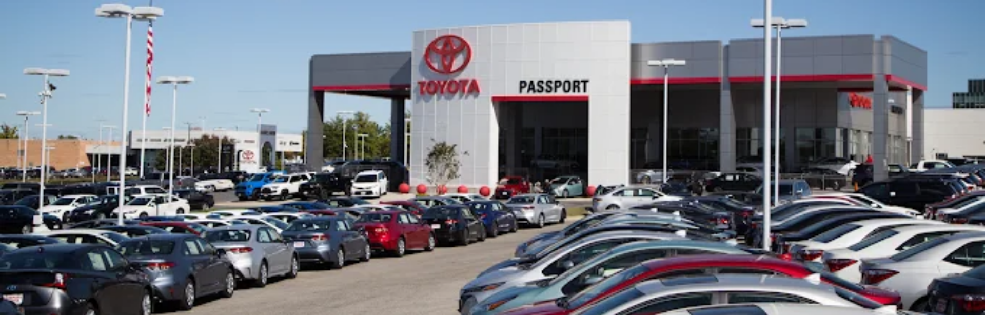 Exterior view of Passport Toyota
