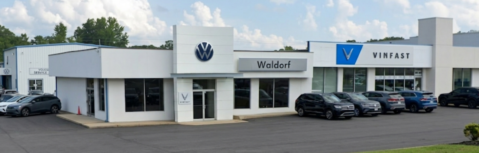 Ourisman Volkswagen of Waldorf exterior view