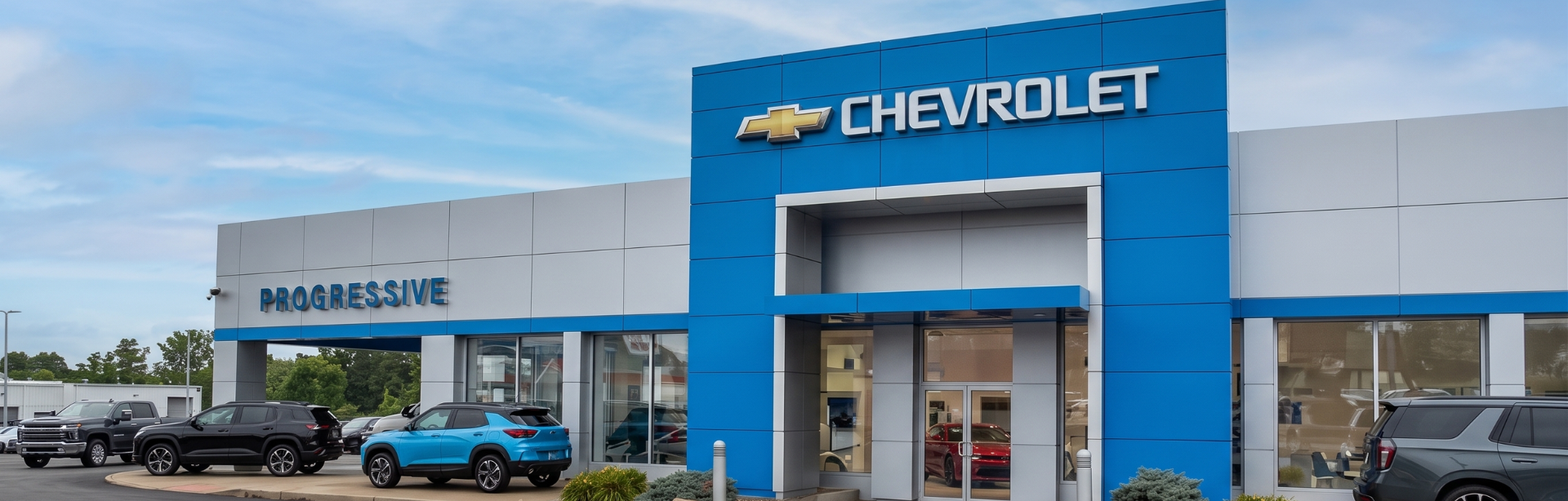Exterior view of Progressive Chevrolet dealership