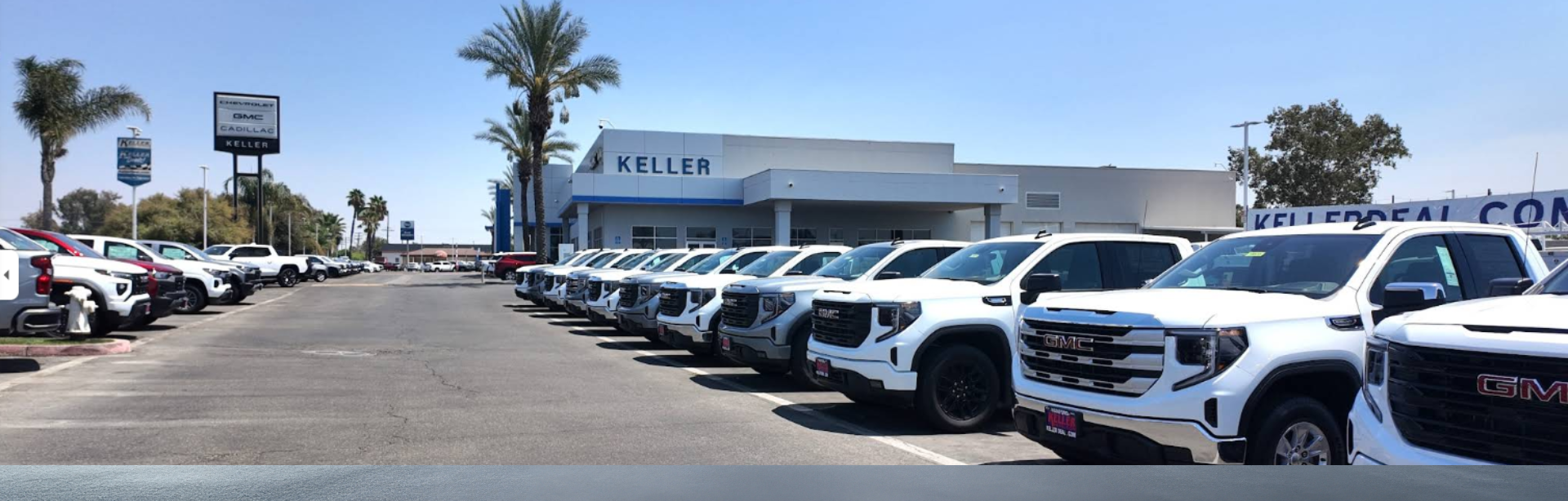 Exterior view of Keller Motors dealership