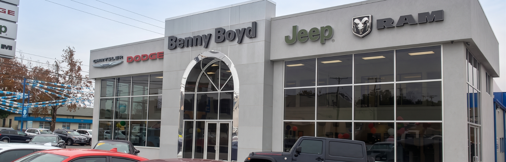 Exterior view of Benny Boyd Lampasas CDJR dealership