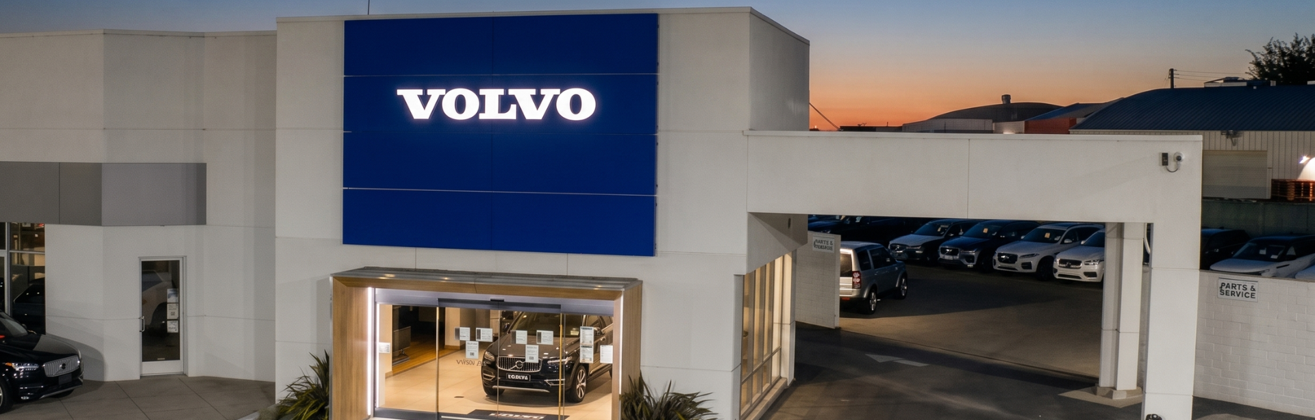 Exterior view of Volvo Cars Monterey dealership