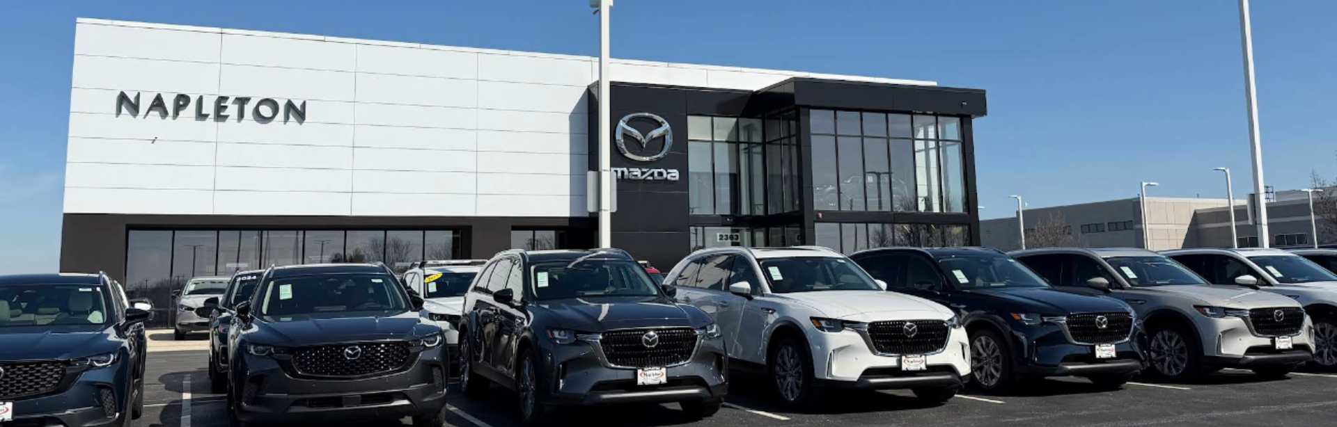 Exterior view of Napleton Mazda of Naperville dealership