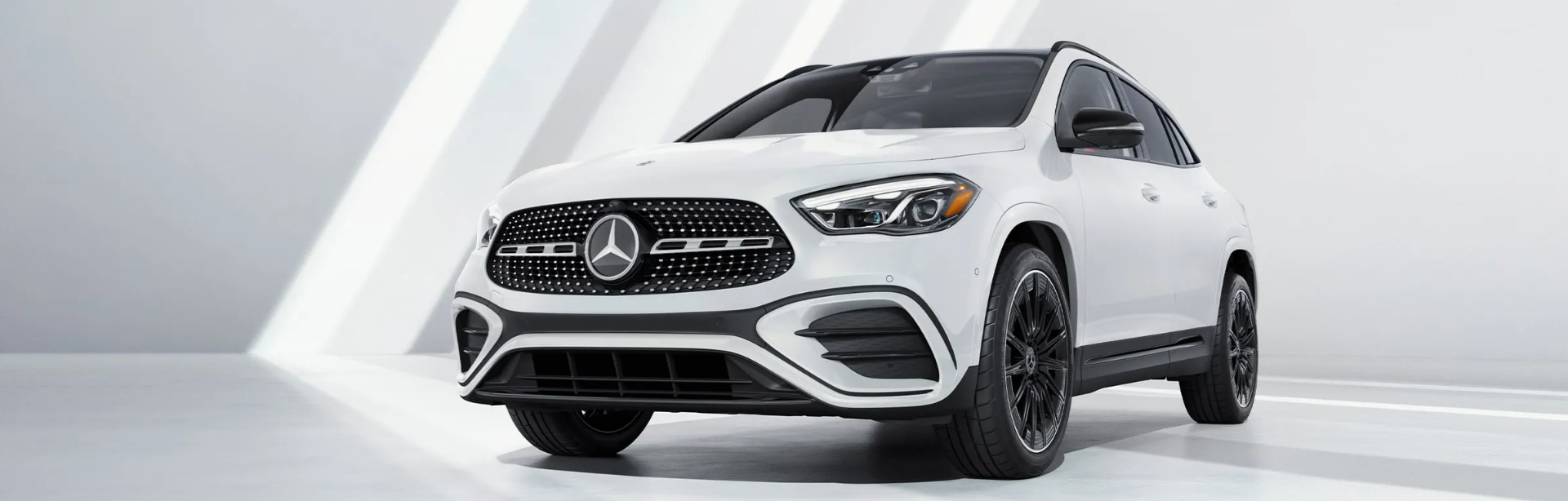Mercedes-Benz GLA SUV interior.